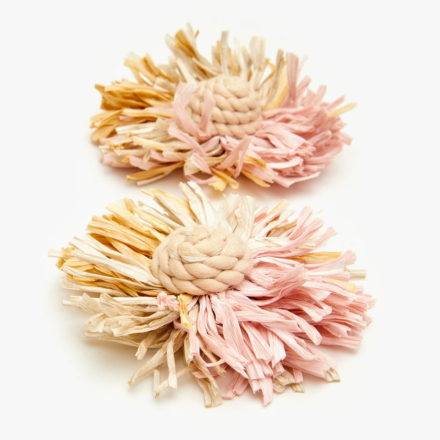 Accesorio flor rafia Nude – Star Love