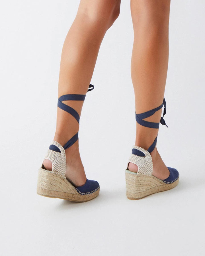 Cuñas medias color azul báltico con cinta intercambiable | Columba