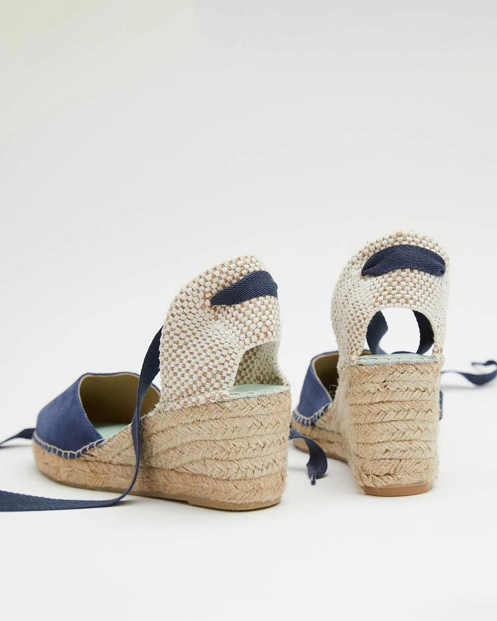 Cuñas medias color azul báltico con cinta intercambiable | Columba
