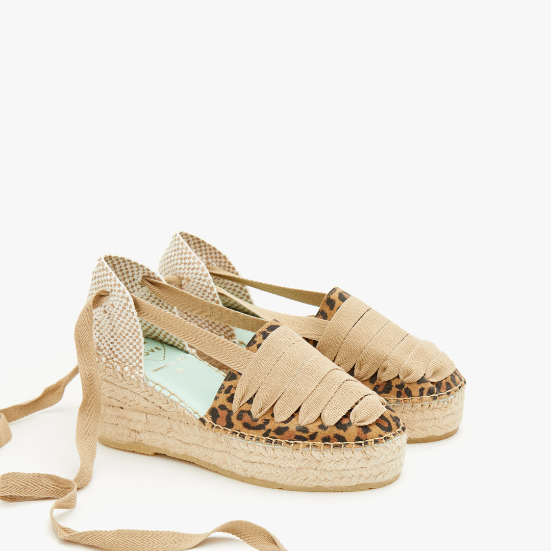 Sandalias plataforma leopardo | Aquila 156