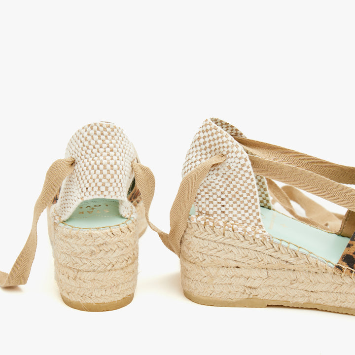 Sandalias plataforma leopardo | Aquila 156