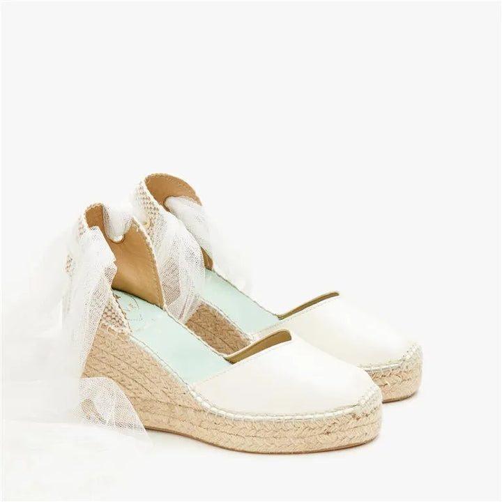 Alpargatas novia color blanco  | Beta 157