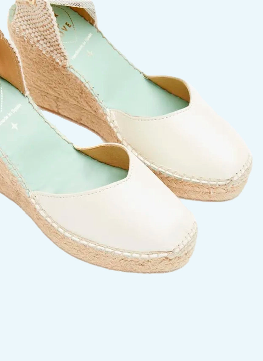 Alpargatas novia color blanco  | Beta 157