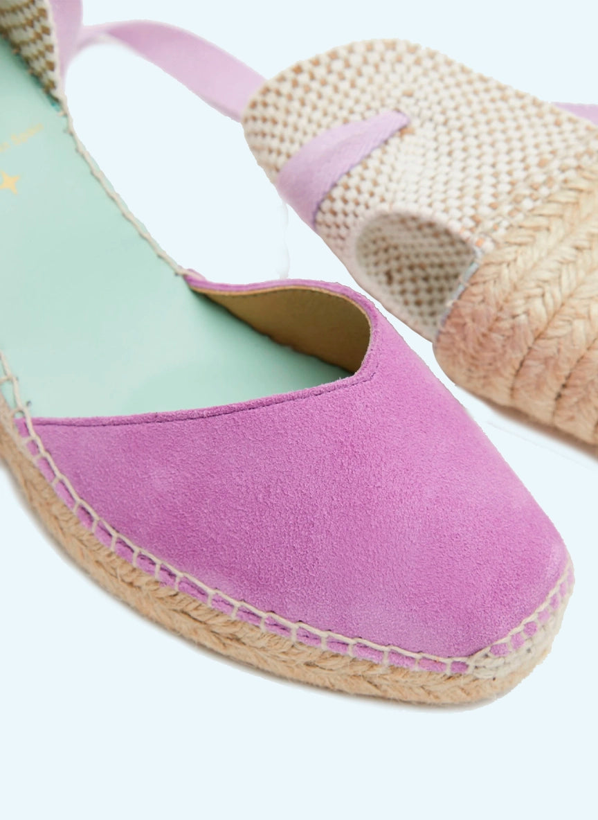 Cuñas medias en tono lila con cinta intercambiable | Columba