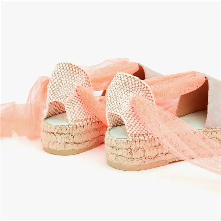 Sandalias plataforma rosa coral | Lyra 121