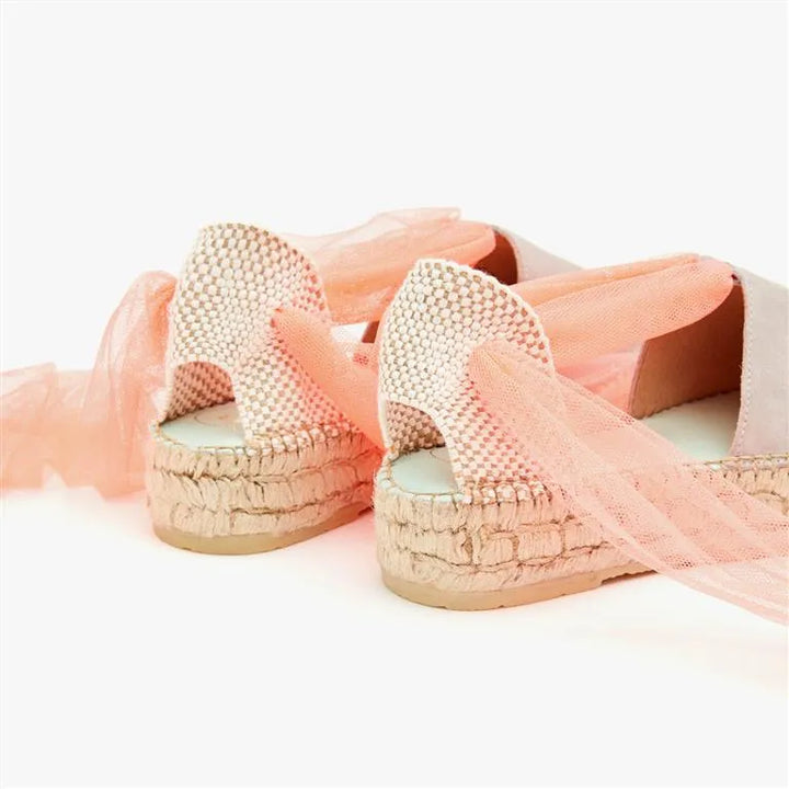 Sandalias plataforma rosa coral | Lyra 121