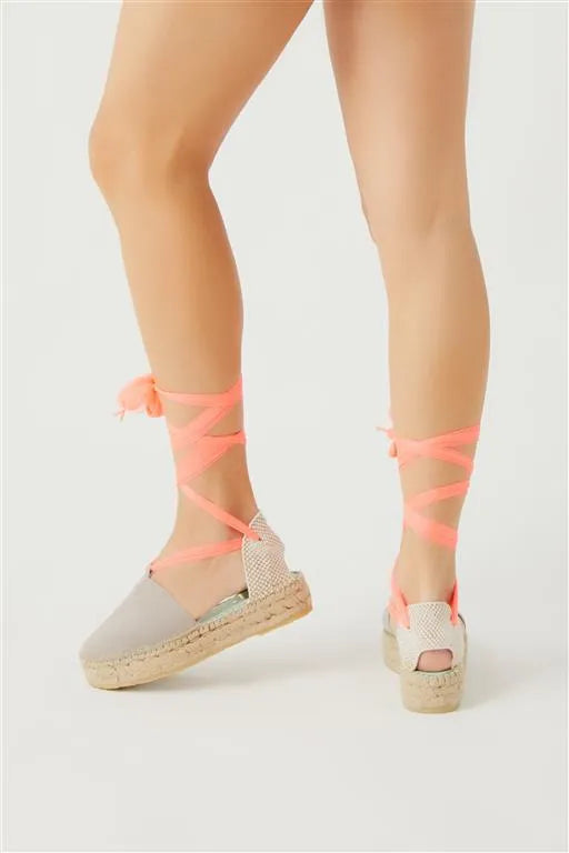 Sandalias plataforma rosa coral | Lyra 121