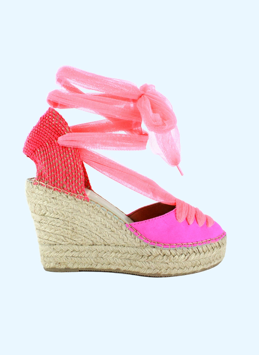 Alpargatas cuña alta