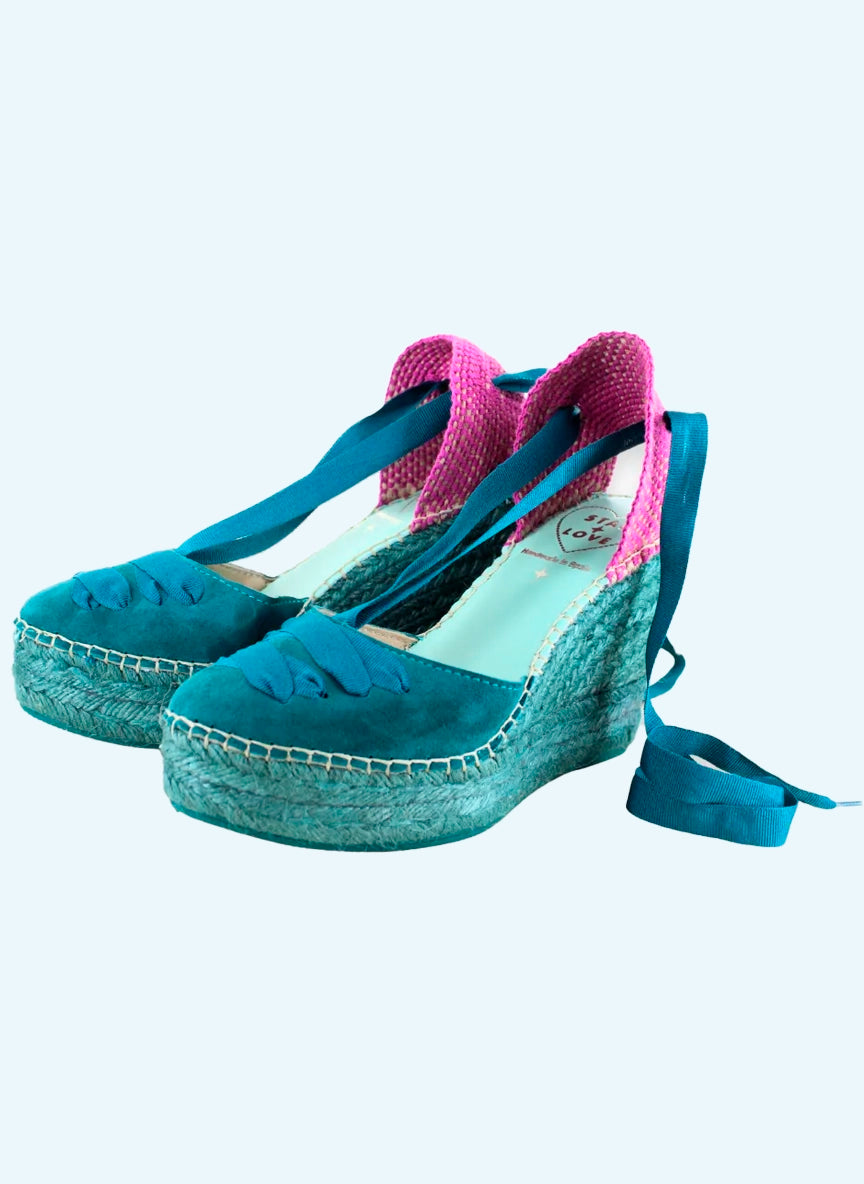 Cuñas azul océano y fucsia | Meridian 110