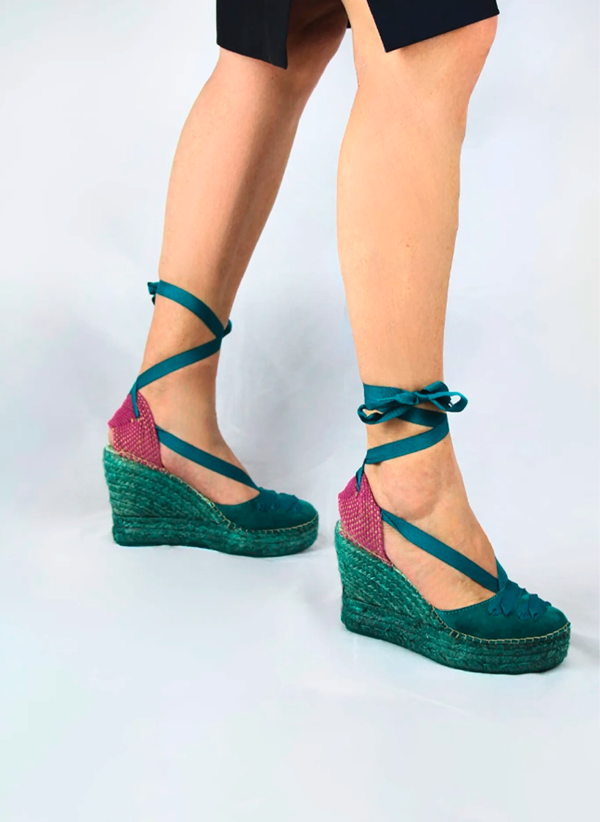 Cuñas azul océano y fucsia | Meridian 110