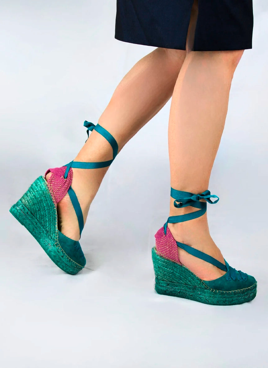 Cuñas azul océano y fucsia | Meridian 110