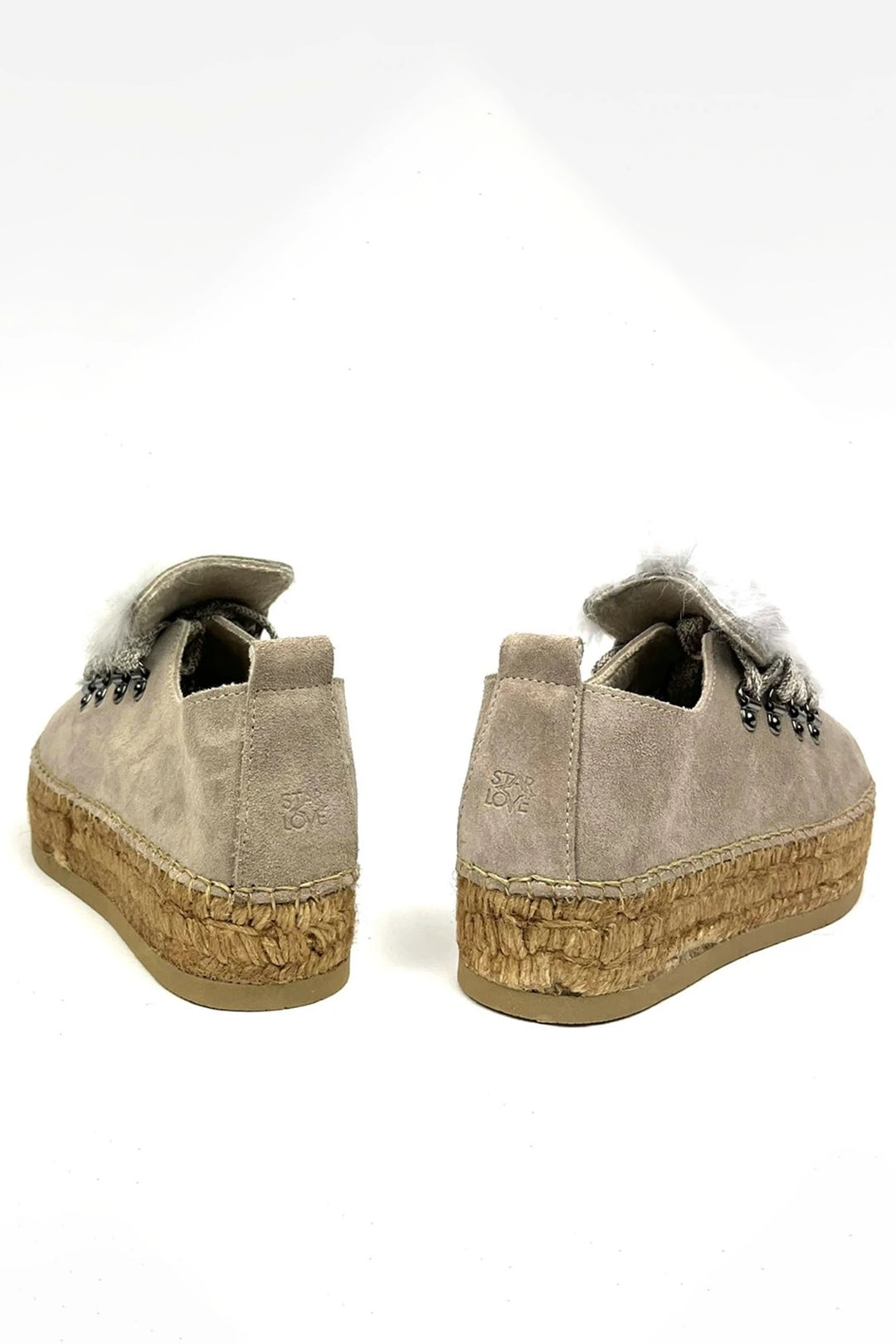 Sneakers para mujer color gris niquel y pelo | Naos 16