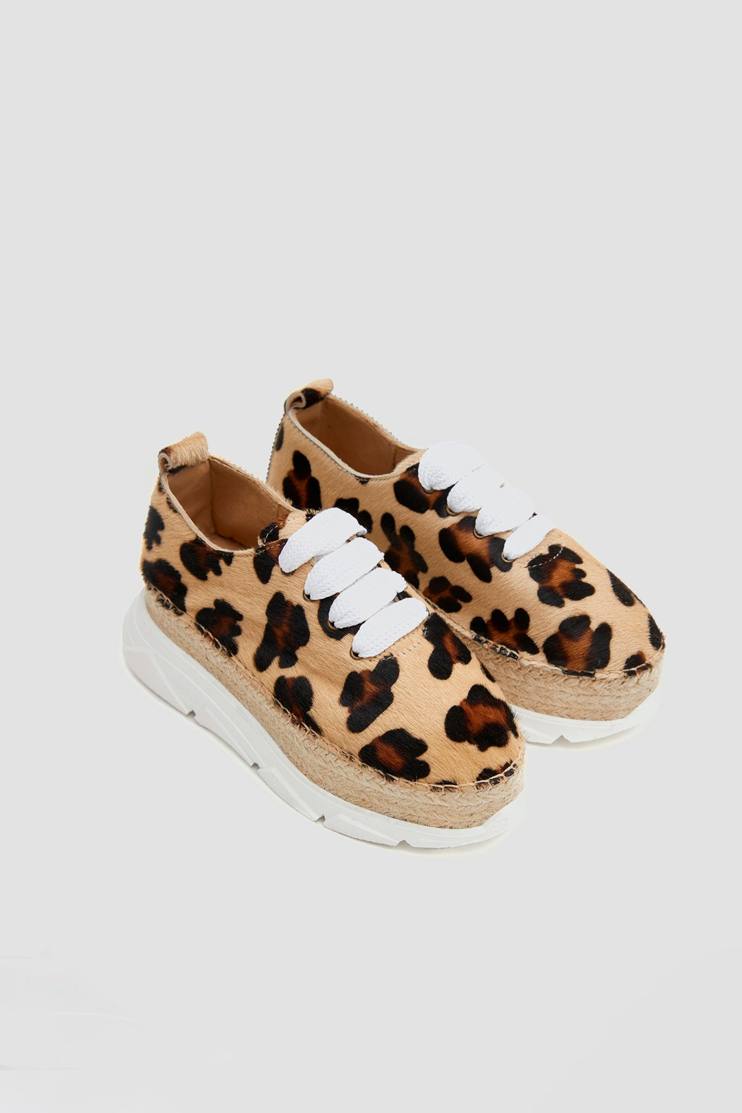 Zaptillas leopardo mujer suela de yute + goma | Naos 90