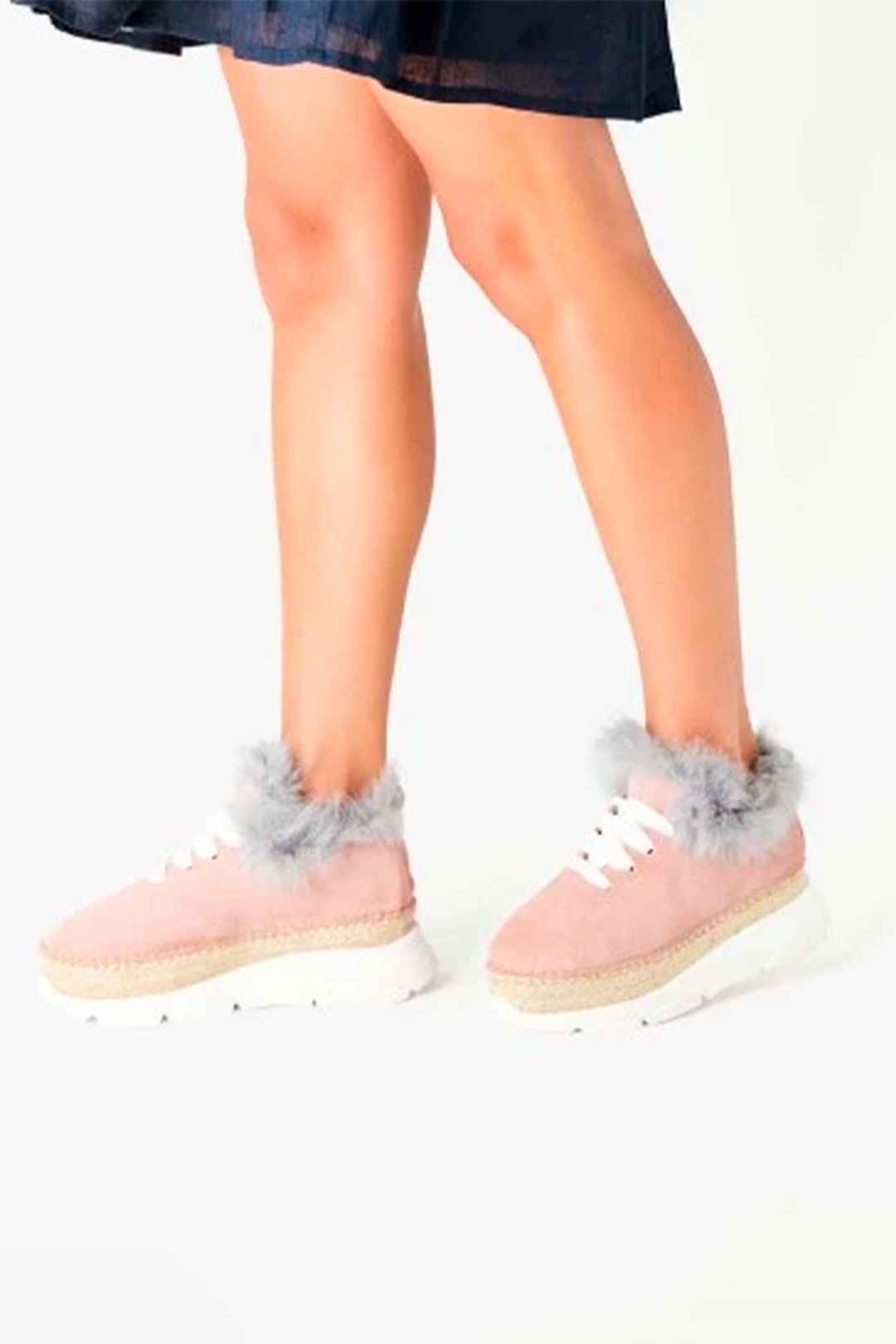 Zapatillas rosas para mujer para invierno | Naos 91