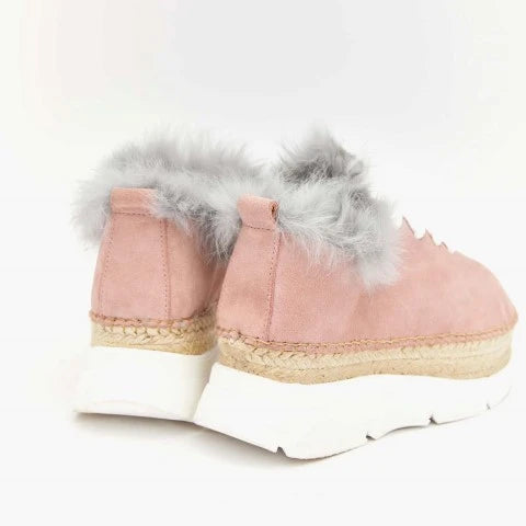 Zapatillas rosas para mujer para invierno | Naos 91