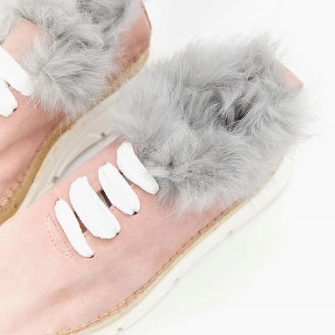 Zapatillas rosas para mujer para invierno | Naos 91