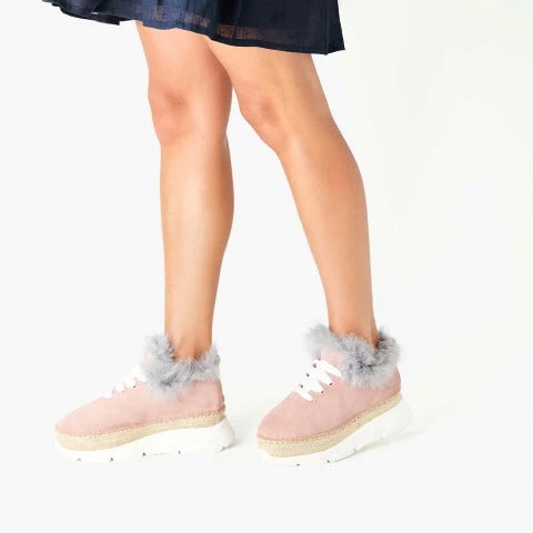 Zapatillas rosas para mujer para invierno | Naos 91