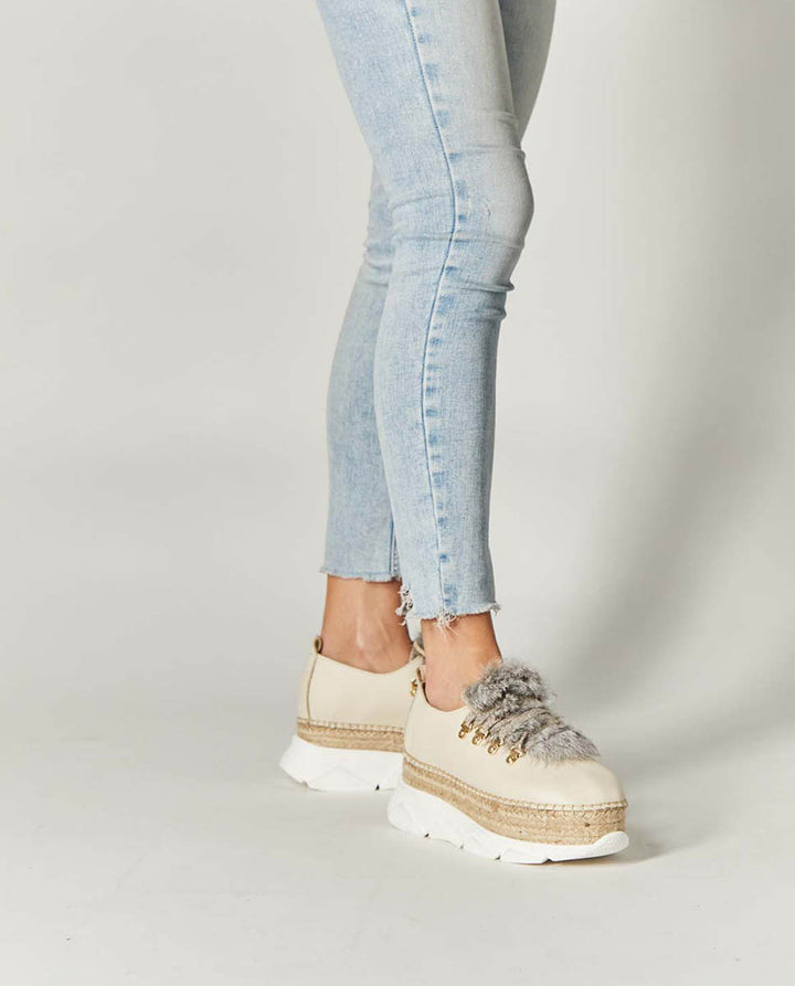 Deportivas mujer de piel color hielo | Naos 31