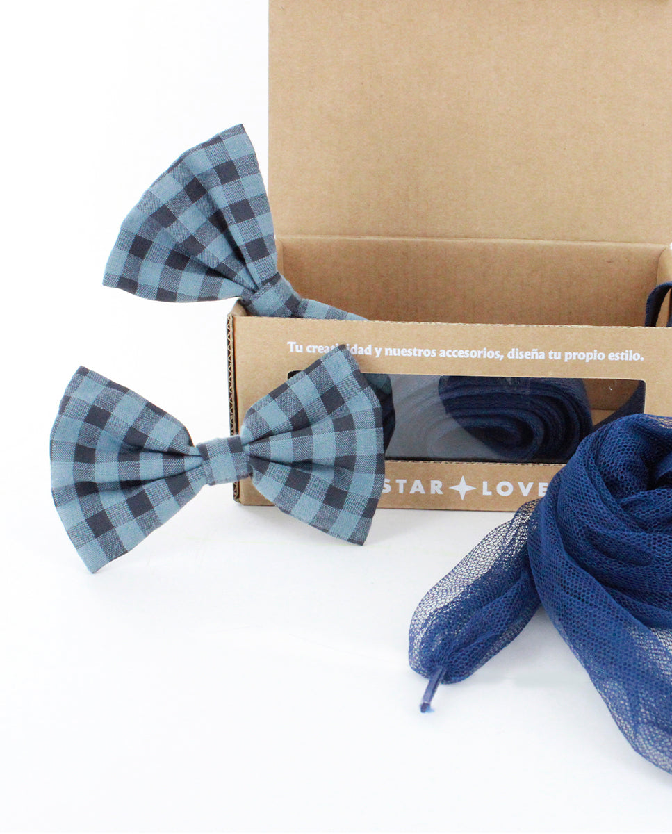 Pack adornos para calzado en color azul marino | Pack Marino