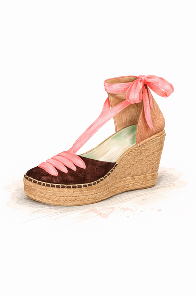 Alpargatas cuña alta