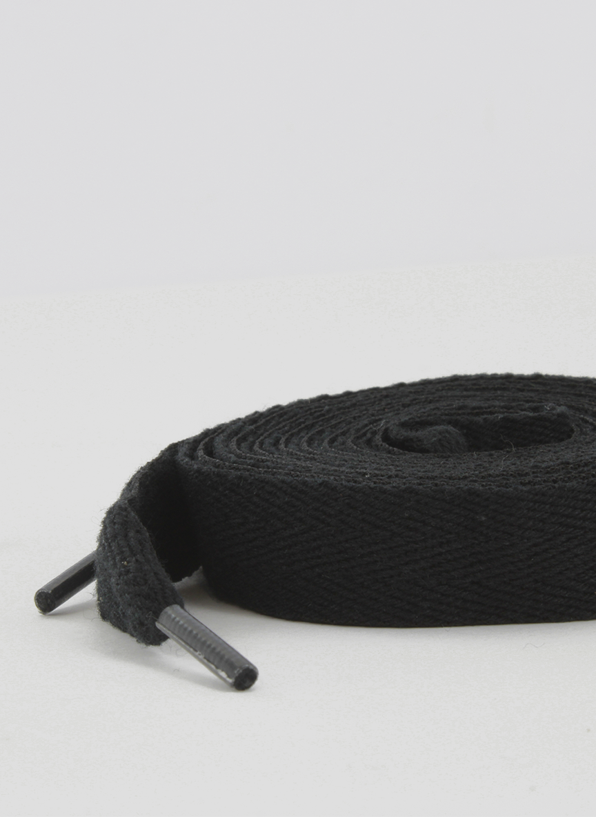 Cinta espiga algodón Negra