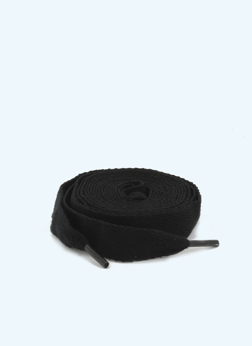 Cinta espiga algodón Negra