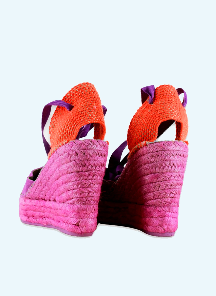 Cuñas lila jizard y naranja | Meridian 110