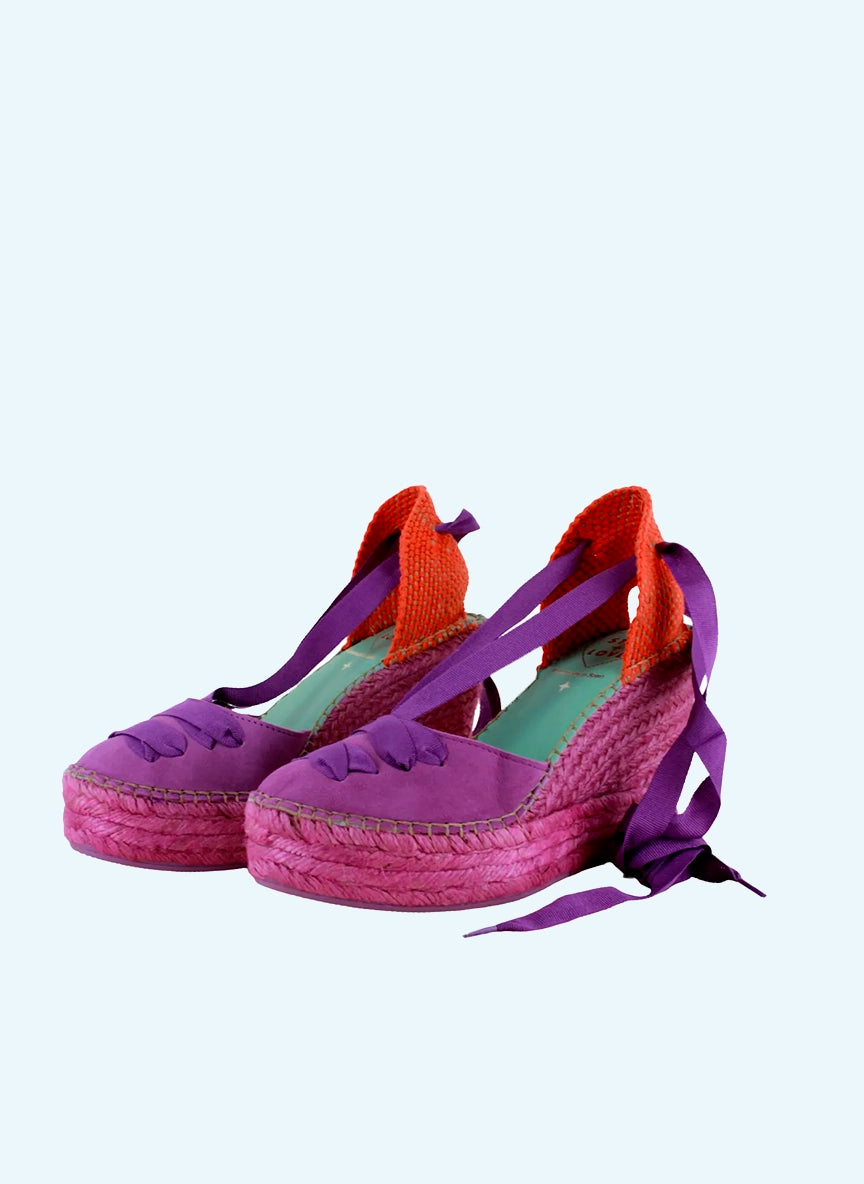 Cuñas lila jizard y naranja | Meridian 110