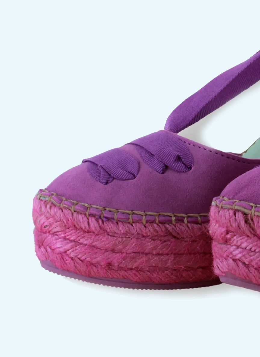 Cuñas lila jizard y naranja | Meridian 110