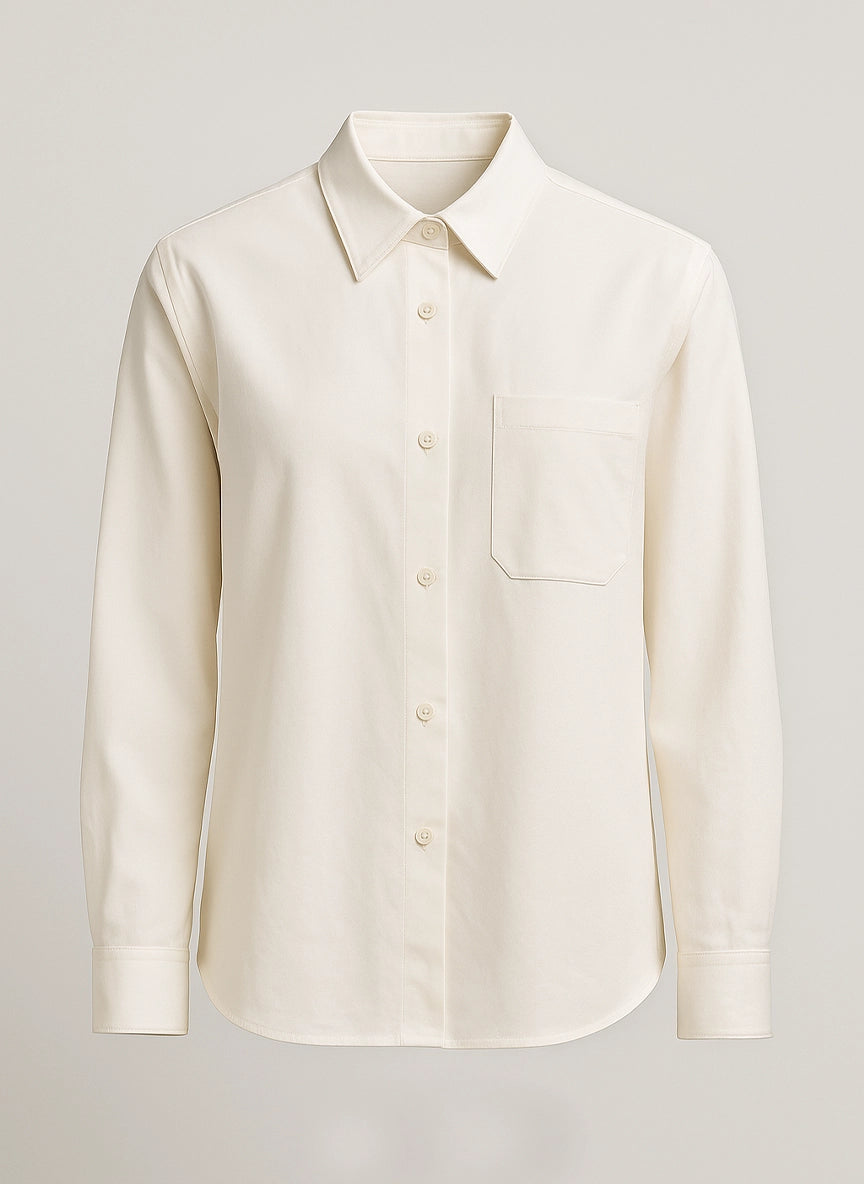 Camisa blanca con diseño  trasero "Amour" | Soraya